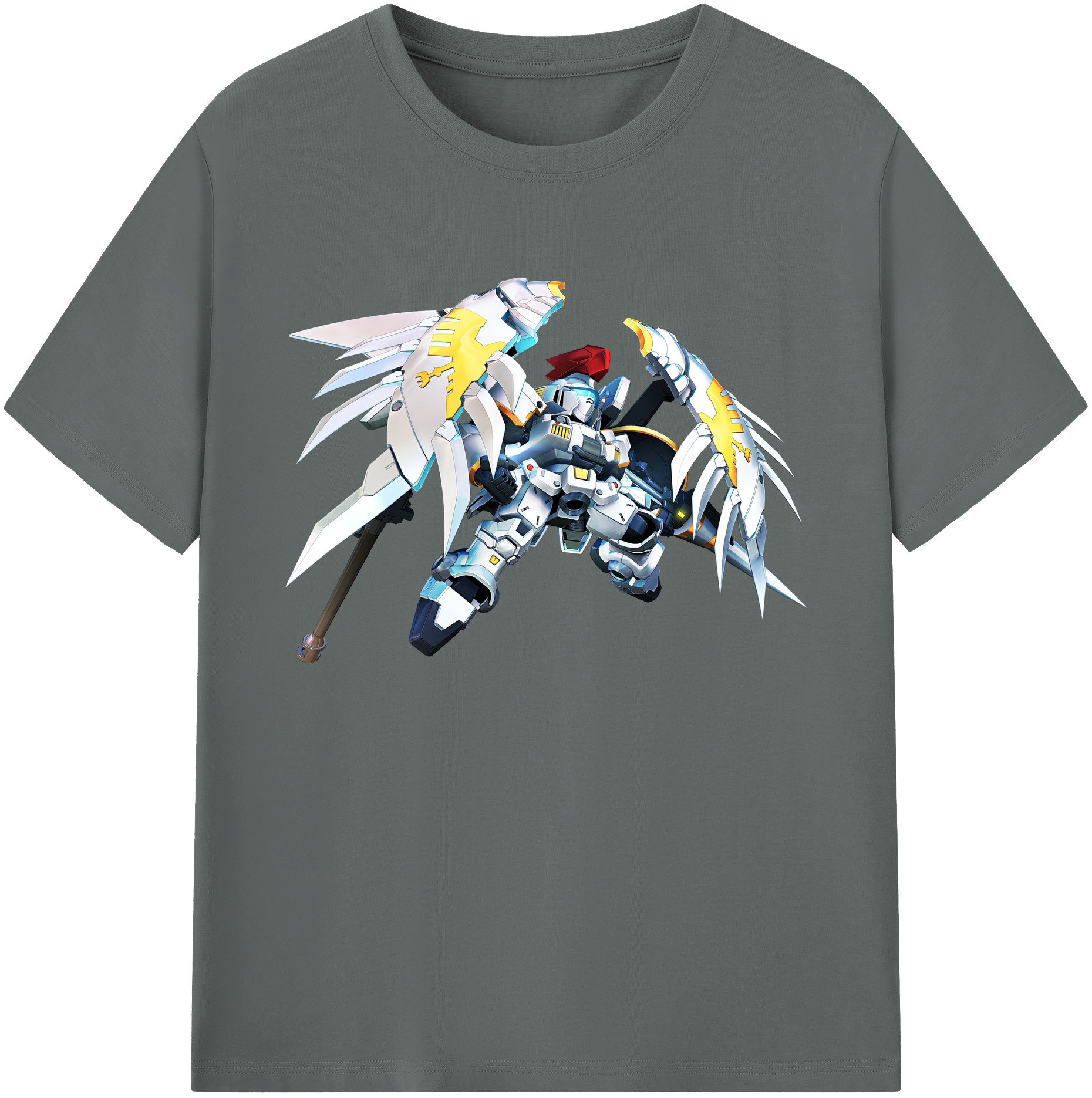 （画像用） 機動戦士ガンダム Mobile Suit Gundam 綿100％ メンズ半袖Tシャツ｜肌触りやわらか＆通気性